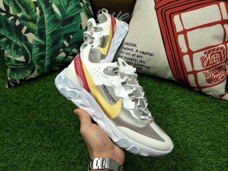 Nike Rest Under Cover White Silver Yellow Red Shoes - Click Image to Close